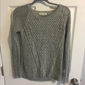 Pink Rose knit sweater, L